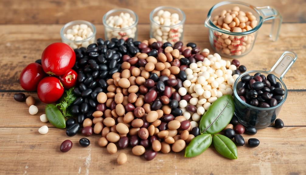 bean carbohydrate content comparison