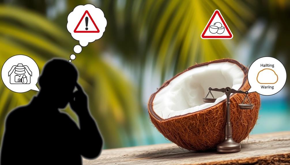 coconut consumption health risks