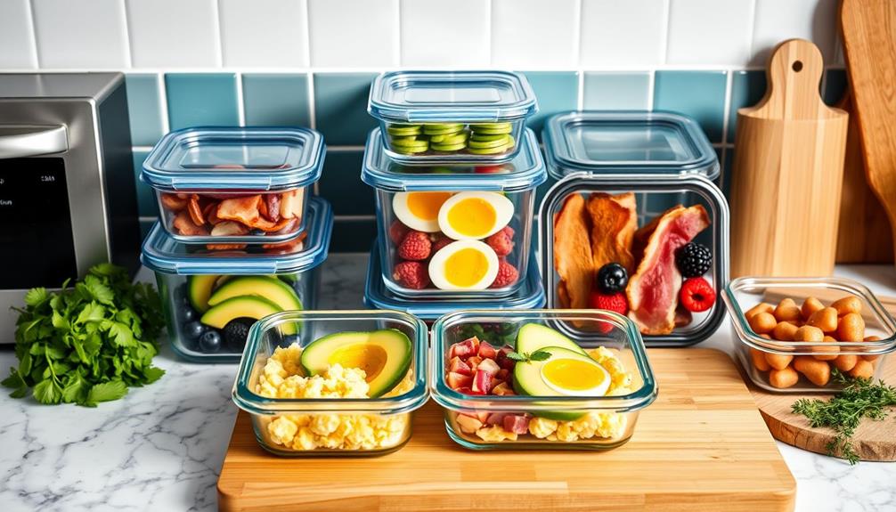 efficient meal prep storage