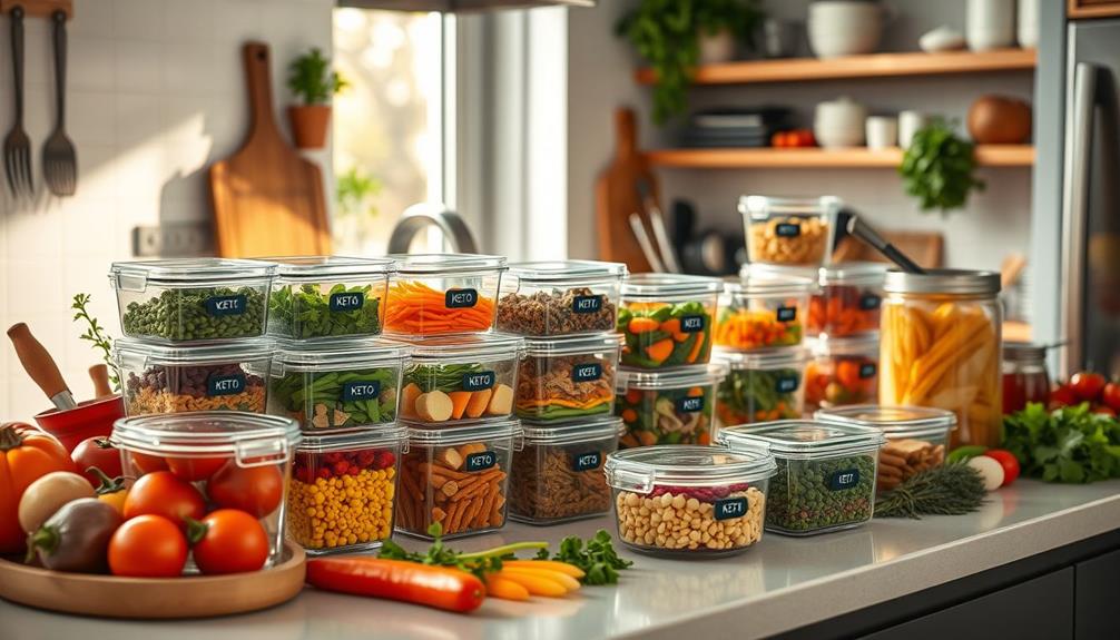 efficient meal prep storage