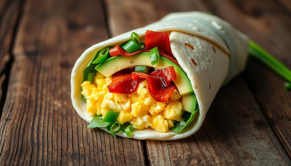 healthy morning wraps recipe