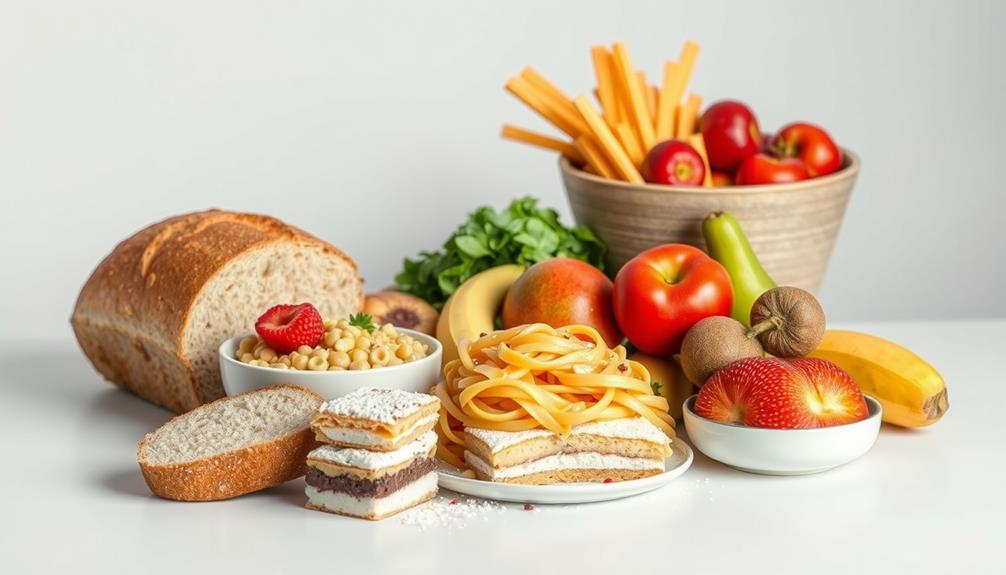 high carb foods list