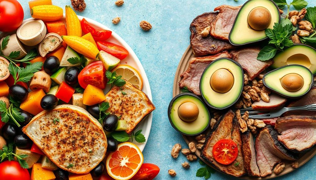 keto and mediterranean diets comparison