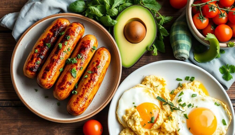 keto breakfast sausage ideas