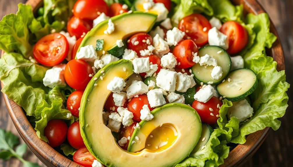 keto friendly salad recipe