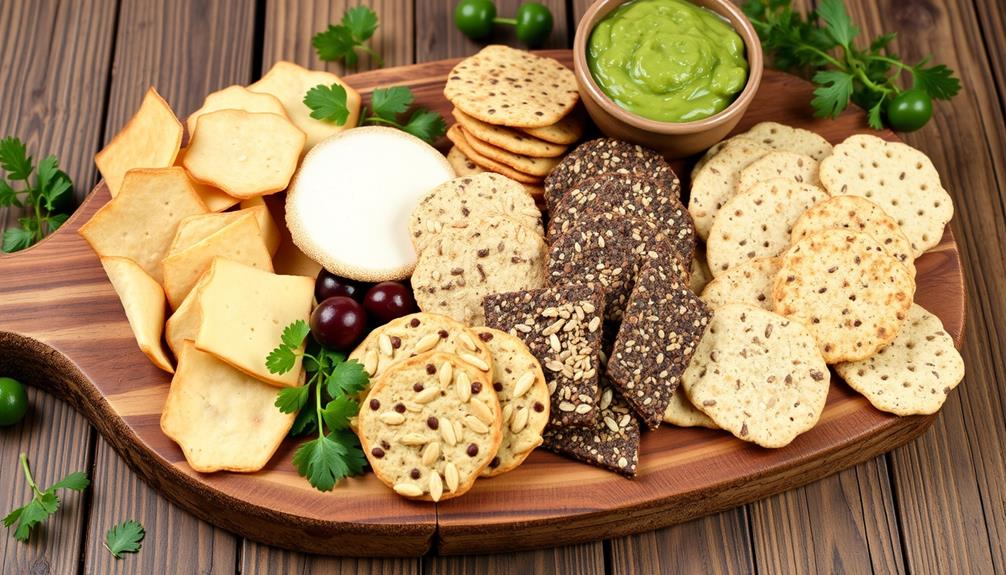 low carb cracker varieties