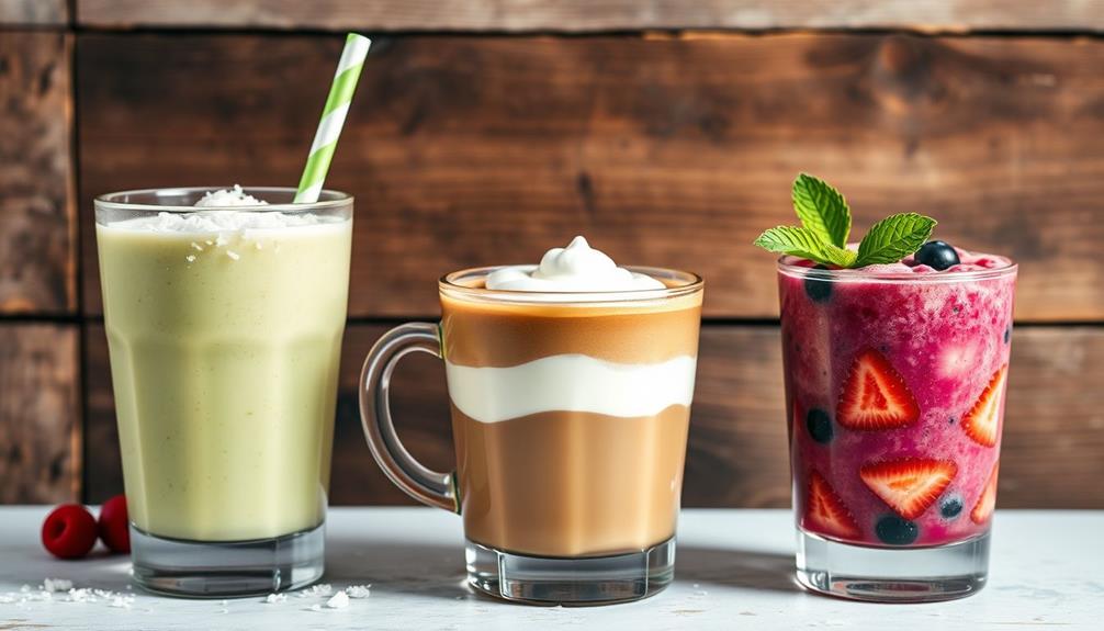 low carb morning beverages recipes