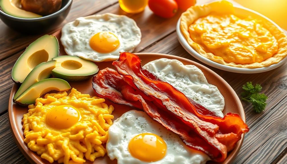 low carb morning meal options