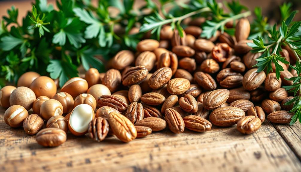 low carb nut selections