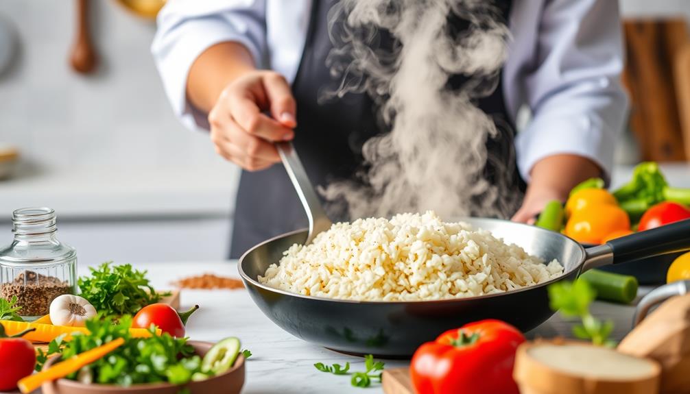 low carb rice cooking tips