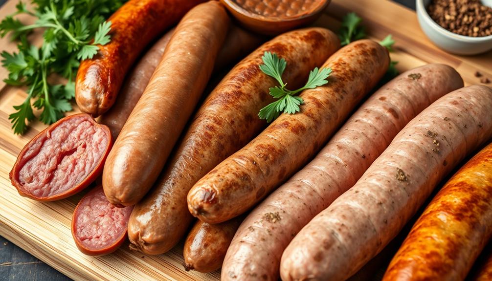 sausage carbohydrate level analysis