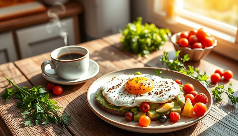 savoring morning meal delights