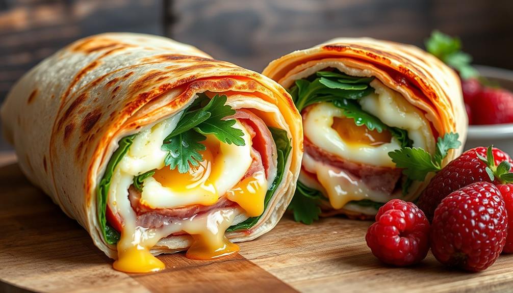 savory breakfast wraps recipe