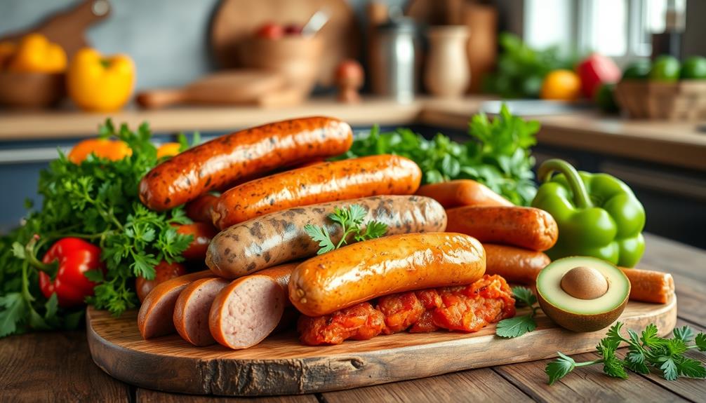 selecting low carb sausage options