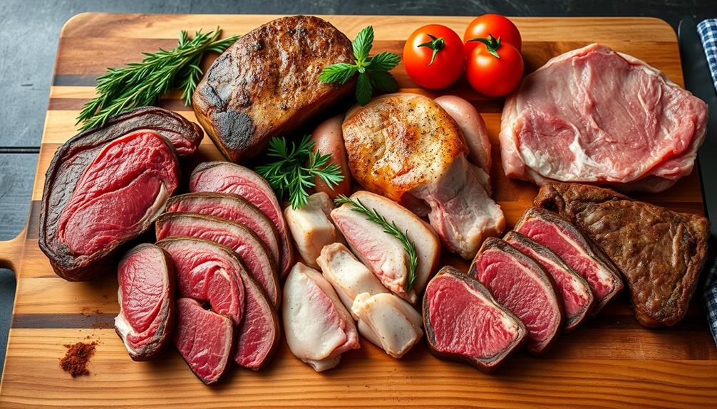 selecting premium meat options