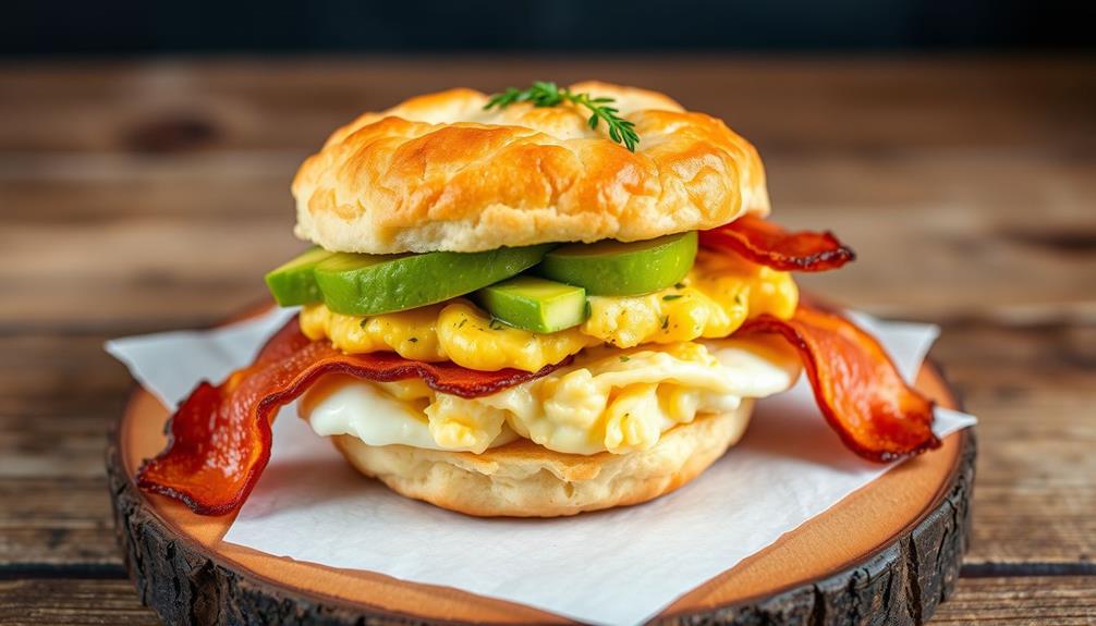 tasty low carb breakfast sandwiches