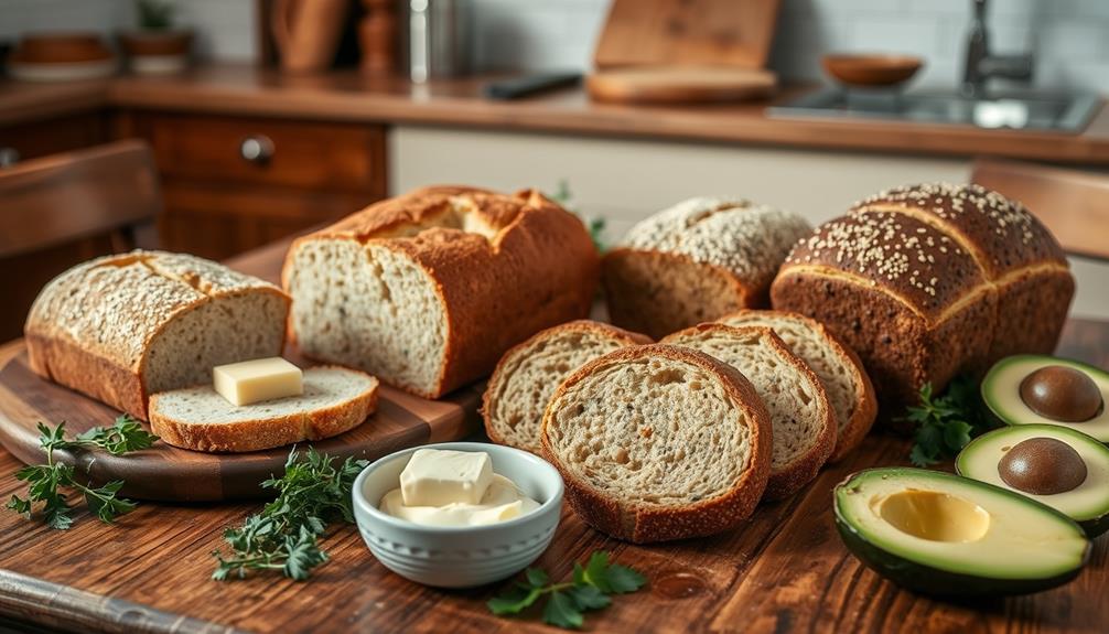 varieties of keto bread