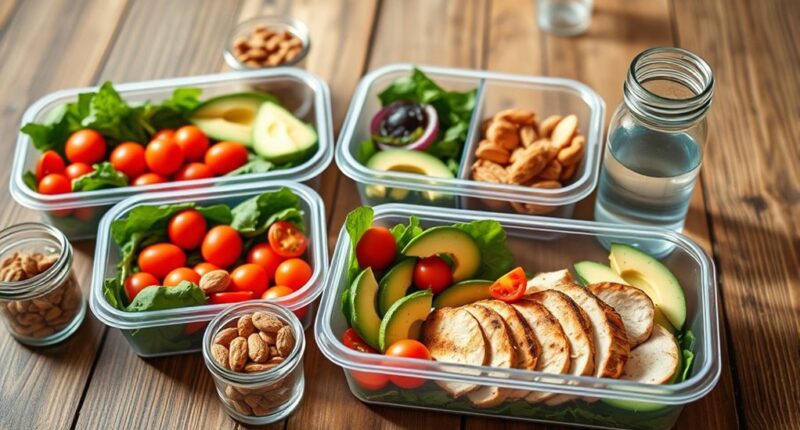 healthy portable work lunches
