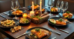 low carb keto dinner hosting
