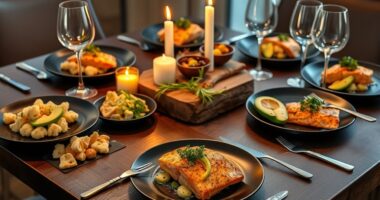low carb keto dinner hosting