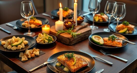 low carb keto dinner hosting