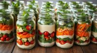 portable salad jar ideas