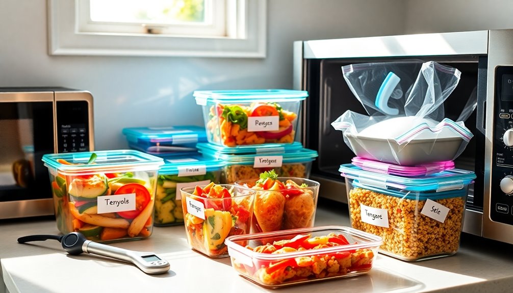 store sanitize reheat discard