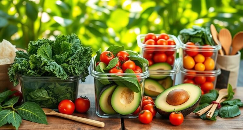sustainable waste reducing meal prep