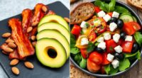comparing low carb and heart healthy