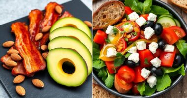 comparing low carb and heart healthy