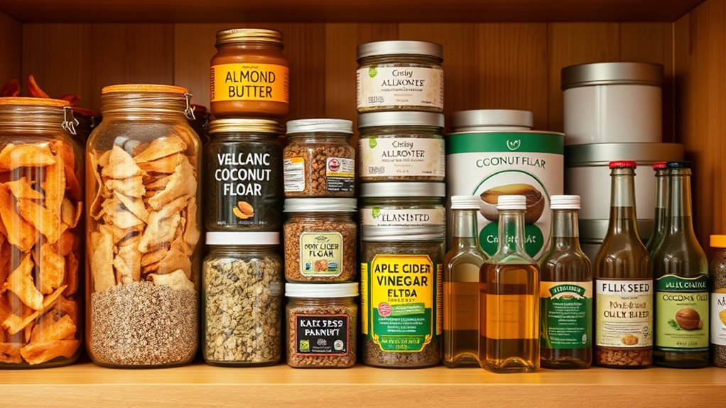 essential keto pantry staples