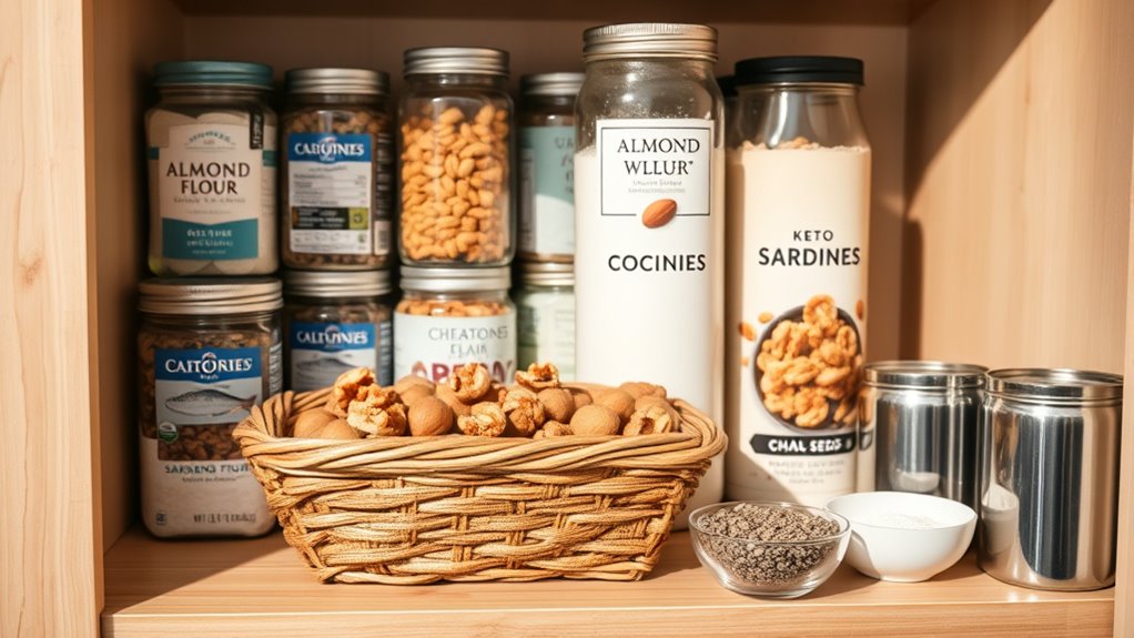 essential keto pantry staples