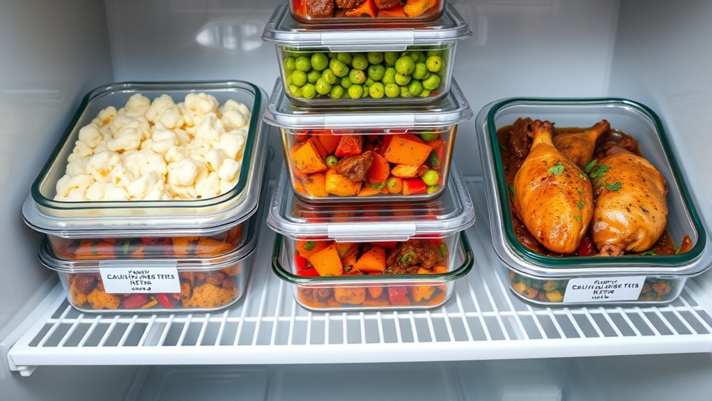 freeze label portion prepare