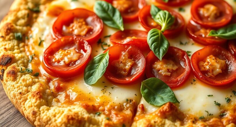 keto cauliflower pizza crust