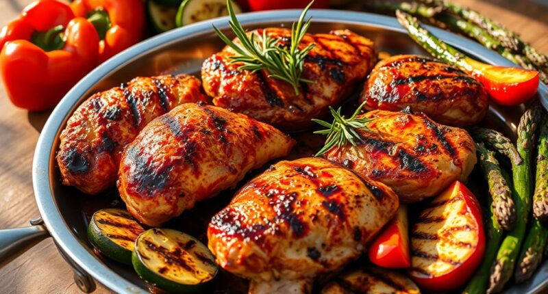 low carb barbecue grilling
