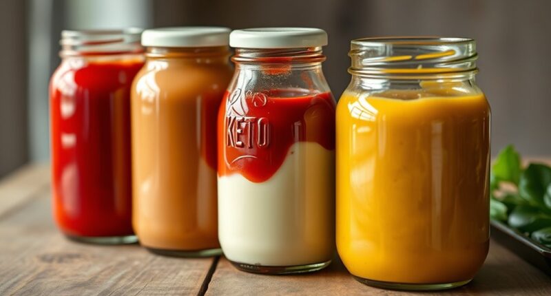 low carb condiment options