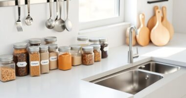 streamlined kitchen meal prep