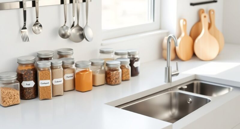 streamlined kitchen meal prep