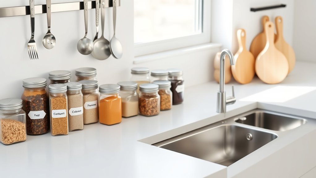 streamlined kitchen meal prep