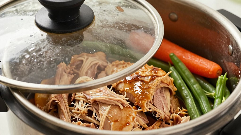 control pressure cook carefully