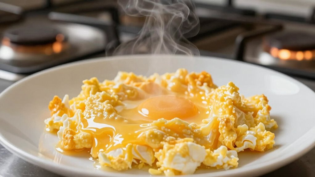 gentle heat ensures perfect eggs