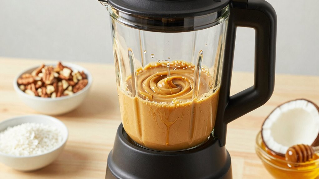 homemade snacks with blending
