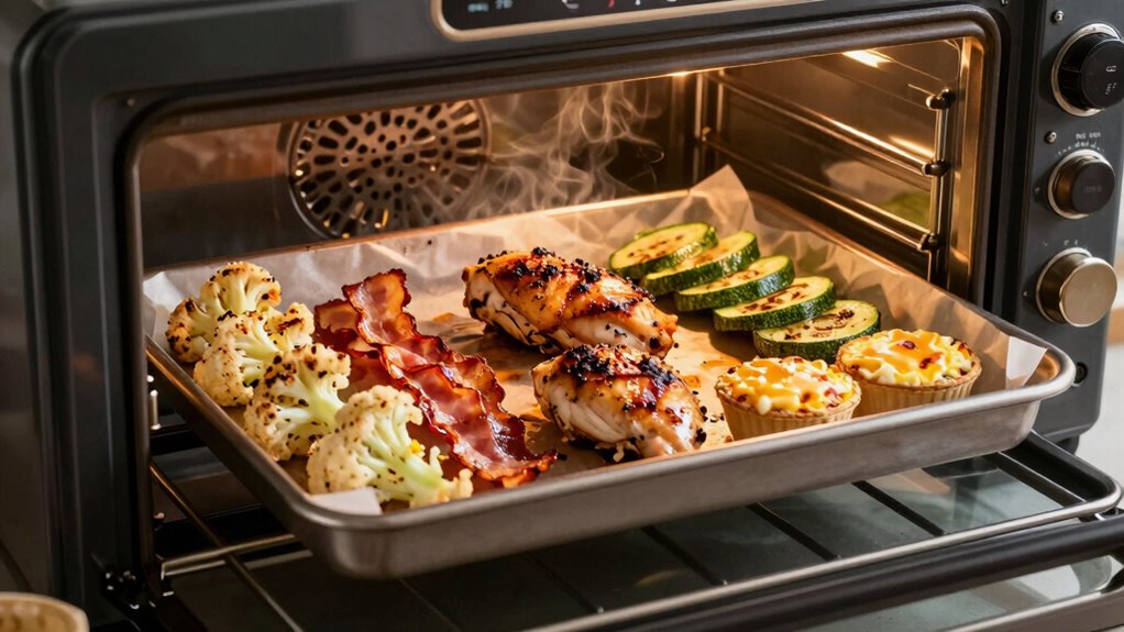 low carb countertop oven meals