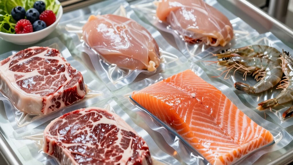 seal meats and seafood securely