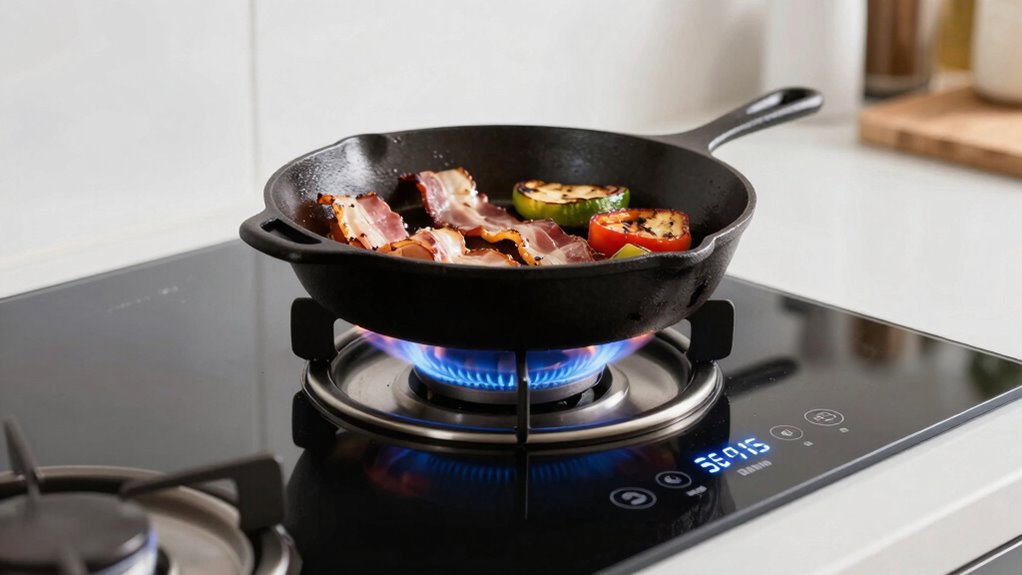 check stove and thermometer