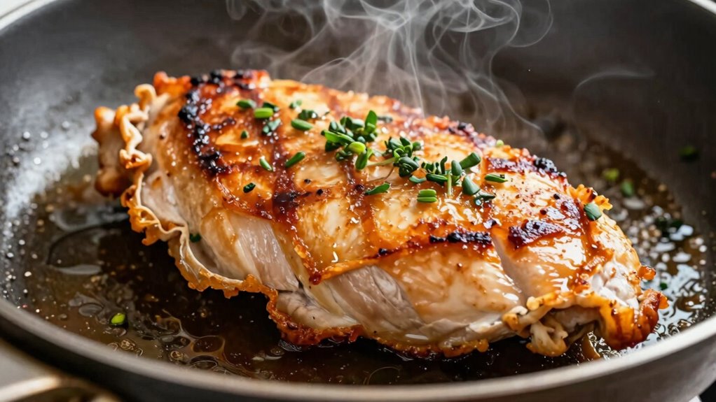 crispy juicy searing technique