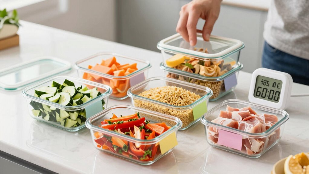 efficient freezer meal prep