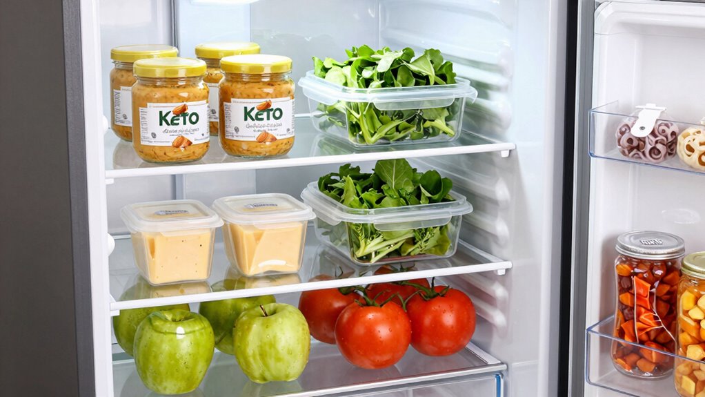 efficient organized fridge storage