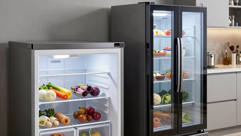 freezer types space access efficiency