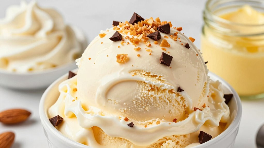 high fat cream ensures creaminess